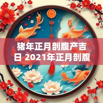 猪年正月剖腹产吉日 2025年正月剖腹产的好日子