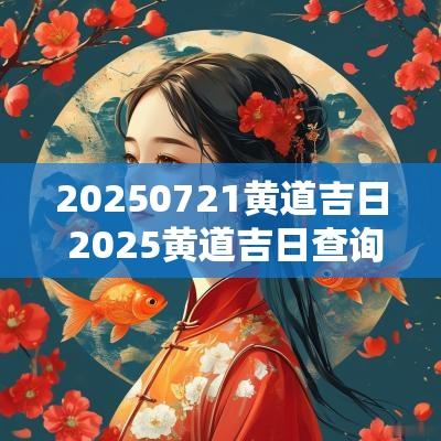 20250721黄道吉日 2025黄道吉日查询