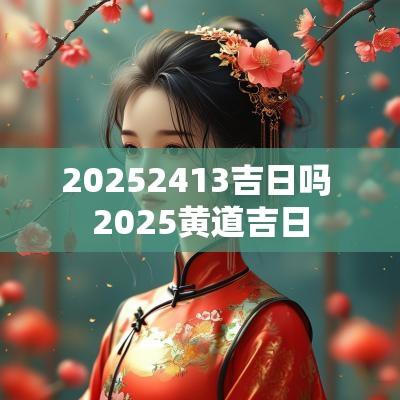20252413吉日吗 2025黄道吉日