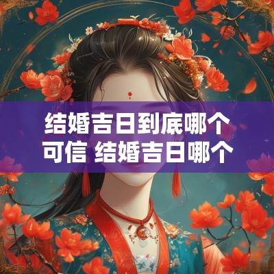 结婚吉日到底哪个可信 结婚吉日哪个准