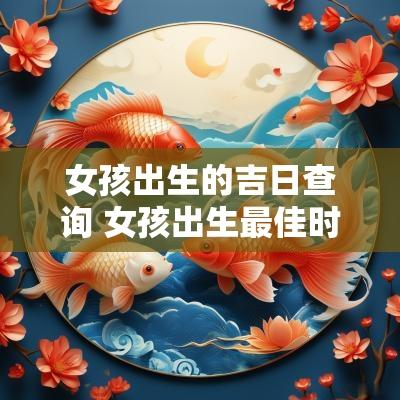 女孩出生的吉日查询 女孩出生最佳时间和日期