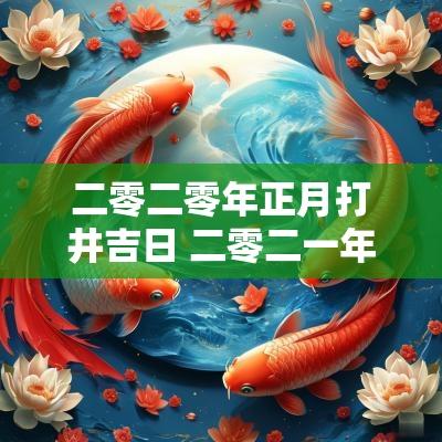 二零二零年正月打井吉日 二零二一年正月十二是吉日吗