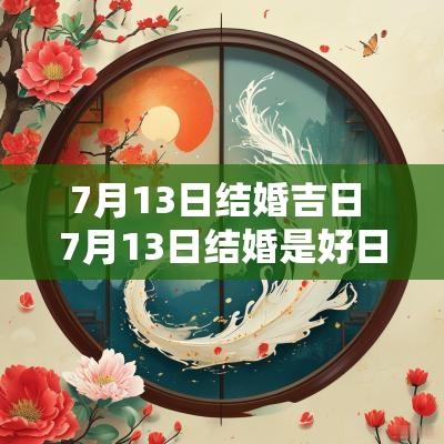 7月13日结婚吉日 7月13日结婚是好日子吗