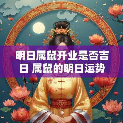 明日属鼠开业是否吉日 属鼠的明日运势怎么样