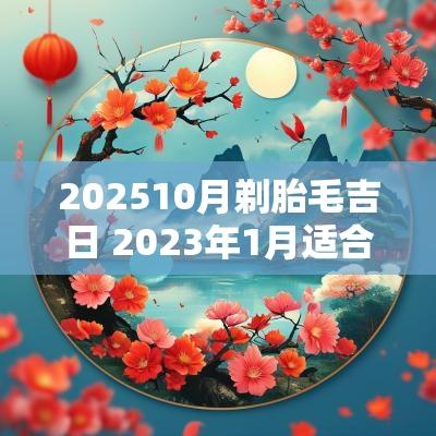 202510月剃胎毛吉日 2025年1月适合剃胎毛的日子