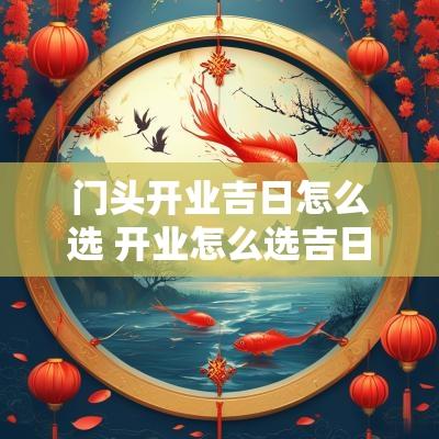 门头开业吉日怎么选 开业怎么选吉日