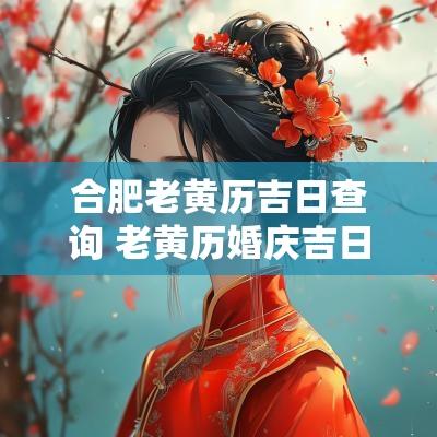 合肥老黄历吉日查询 老黄历婚庆吉日查询