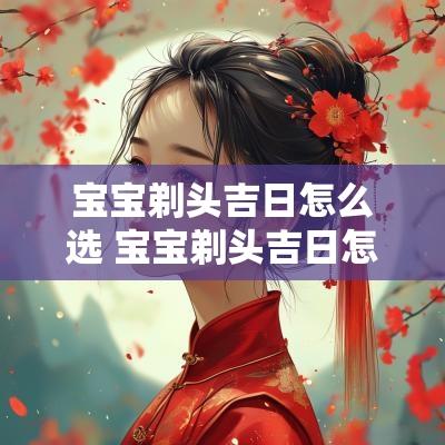 宝宝剃头吉日怎么选 宝宝剃头吉日怎么选择