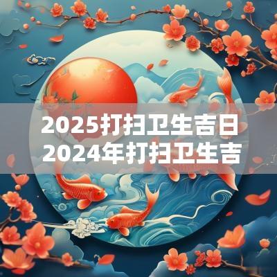 2025打扫卫生吉日 2025年打扫卫生吉日