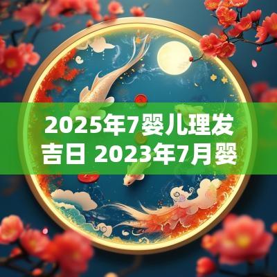 2025年7婴儿理发吉日 2025年7月婴儿理发吉日时间表