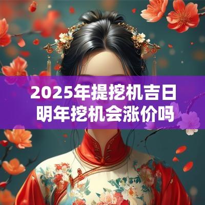 2025年提挖机吉日 明年挖机会涨价吗