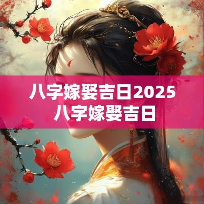 八字嫁娶吉日2025 八字嫁娶吉日