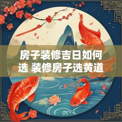 房子装修吉日如何选 装修房子选黄道吉日开工2025