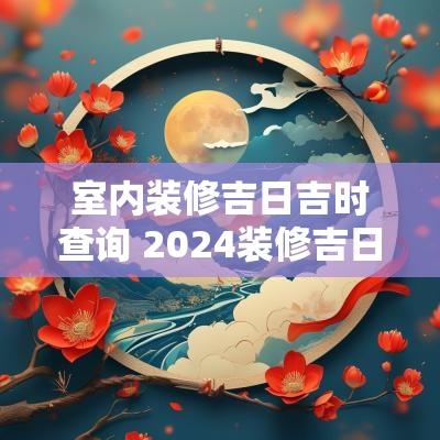 室内装修吉日吉时查询 2025装修吉日吉时查询