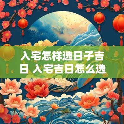 入宅怎样选日子吉日 入宅吉日怎么选择最好