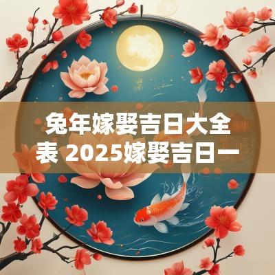 蛇年嫁娶吉日大全表 2025嫁娶吉日一览表