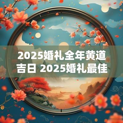 2025婚礼全年黄道吉日 2025婚礼最佳黄道吉日一览表