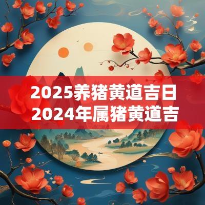 2025养猪黄道吉日 2025年属猪黄道吉日