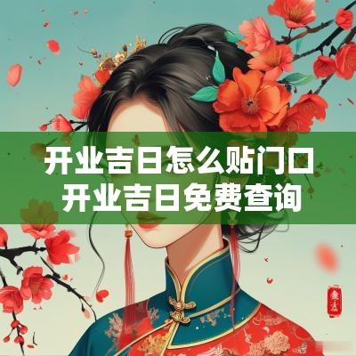 开业吉日怎么贴门口 开业吉日免费查询
