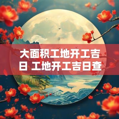 大面积工地开工吉日 工地开工吉日查询