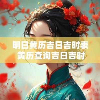 明日黄历吉日吉时表 黄历查询吉日吉时黄历查询