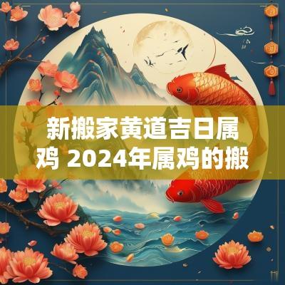 新搬家黄道吉日属鸡 2025年属鸡的搬家吉日