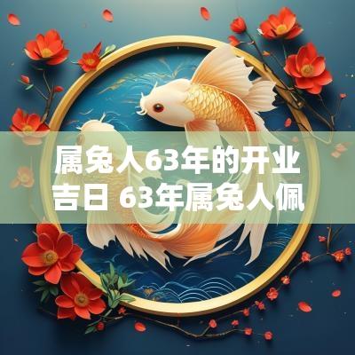 属兔人63年的开业吉日 63年属兔人佩戴什么旺自己