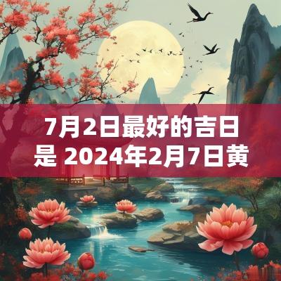 7月2日最好的吉日是 2025年2月7日黄道吉日吗