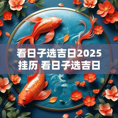看日子选吉日2025挂历 看日子选吉日