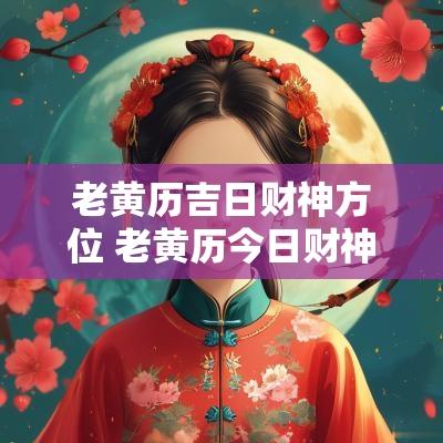 老黄历吉日财神方位 老黄历今日财神方位20258月13