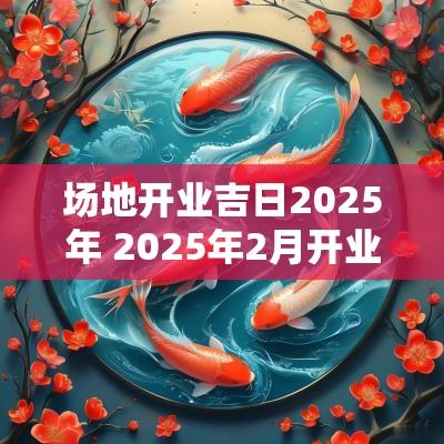 场地开业吉日2025年 2025年2月开业黄道吉日