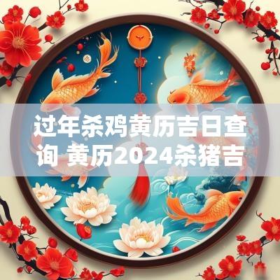 过年杀鸡黄历吉日查询 黄历2025杀猪吉日