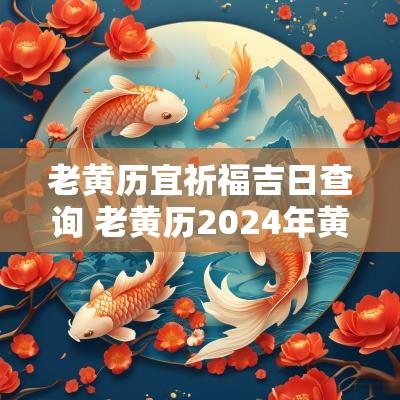 老黄历宜祈福吉日查询 老黄历2025年黄道吉日祈福