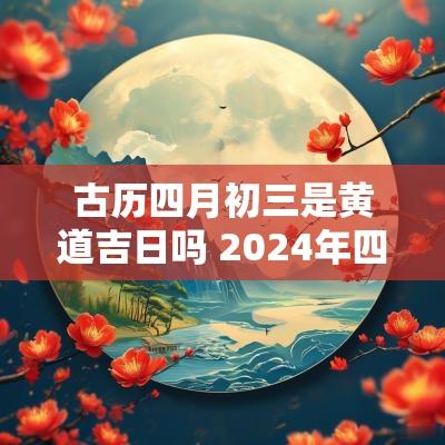 古历四月初三是黄道吉日吗 2025年四月初三是黄道吉日吗