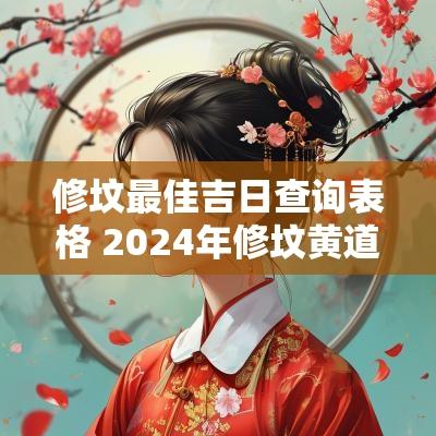 修坟最佳吉日查询表格 2025年修坟黄道吉日