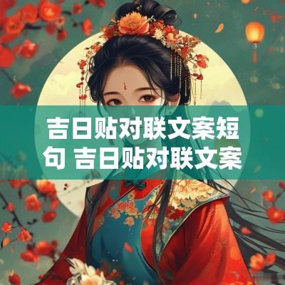 吉日贴对联文案短句 吉日贴对联文案短句大全