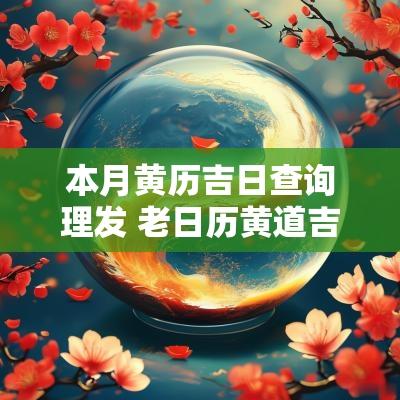 本月黄历吉日查询理发 老日历黄道吉日查询理发