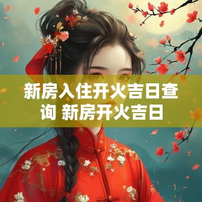 新房入住开火吉日查询 新房开火吉日