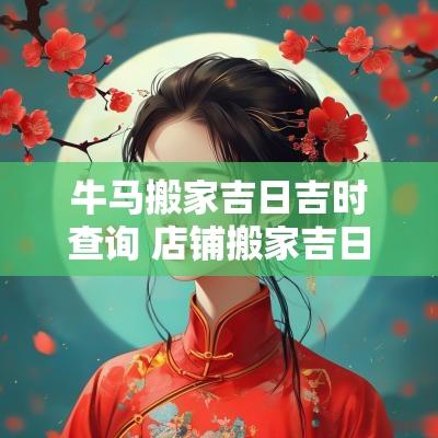 牛马搬家吉日吉时查询 店铺搬家吉日吉时查询
