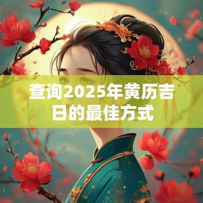 查询2025年黄历吉日的最佳方式