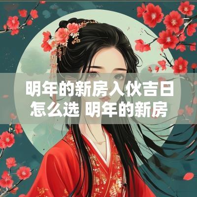 明年的新房入伙吉日怎么选 明年的新房入伙吉日