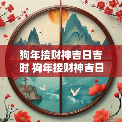狗年接财神吉日吉时 狗年接财神吉日吉时有哪些