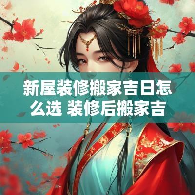 新屋装修搬家吉日怎么选 装修后搬家吉日