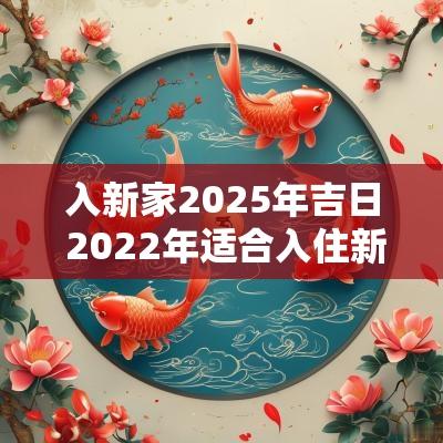 入新家2025年吉日 2025年适合入住新家的时间