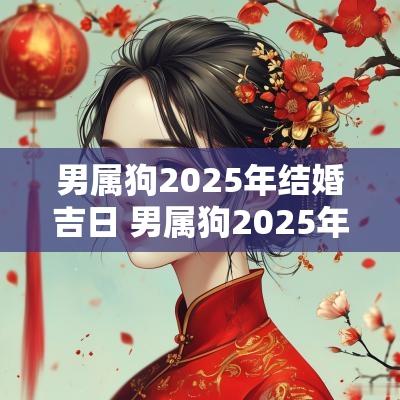 男属狗2025年结婚吉日 男属狗2025年结婚吉日是哪几天