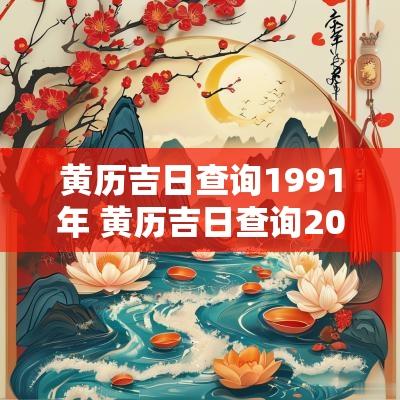 黄历吉日查询1991年 黄历吉日查询2025
