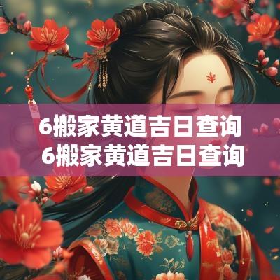 6搬家黄道吉日查询 6搬家黄道吉日查询2025年