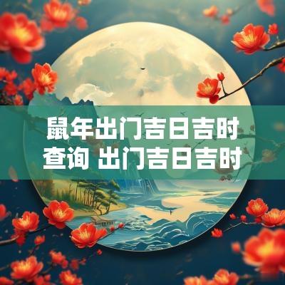 蛇年出门吉日吉时查询 出门吉日吉时查询