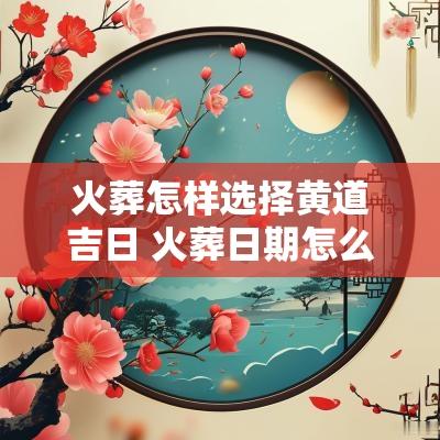 火葬怎样选择黄道吉日 火葬日期怎么选