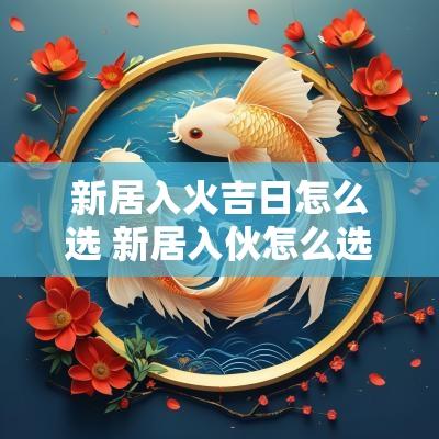 新居入火吉日怎么选 新居入伙怎么选吉日